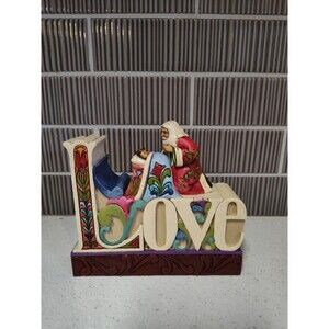 Jim Shore 4025624 Perfect Is His Love Santa Baby Jesus Love Figurine Christmas